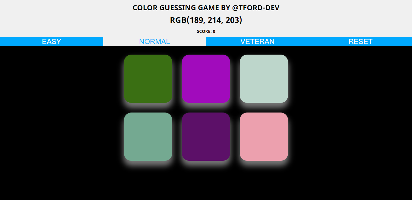 Color Guessing Game