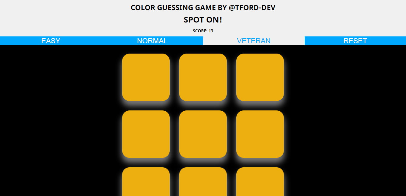 Color Guessing Game