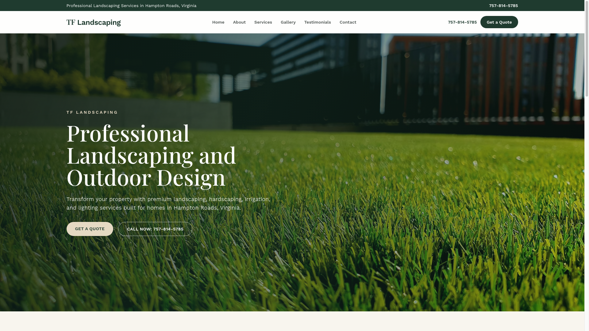 Landscaping Company Concept