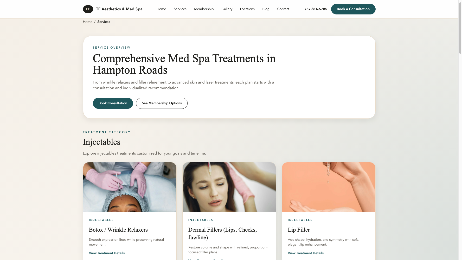 Medical Spa Clinic Concept