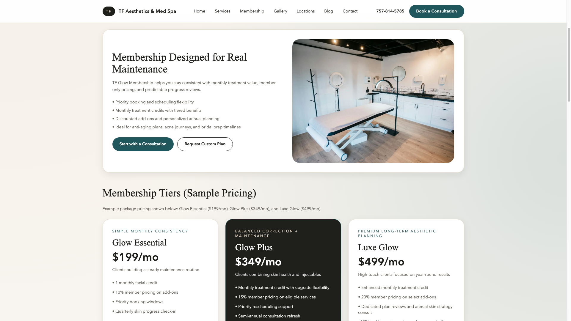 Medical Spa Clinic Concept